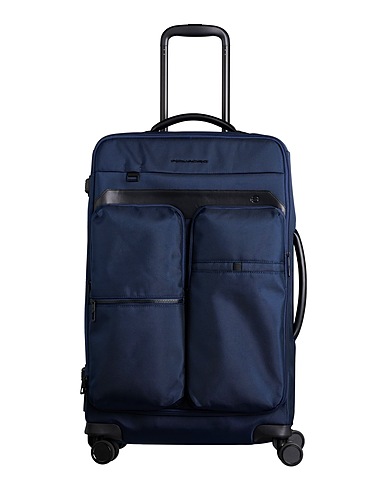 PIQUADRO Luggage Blue Cow leather, EVA (Ethylene - Vinyl - Acetate), Nylon, Polyester, Metal
