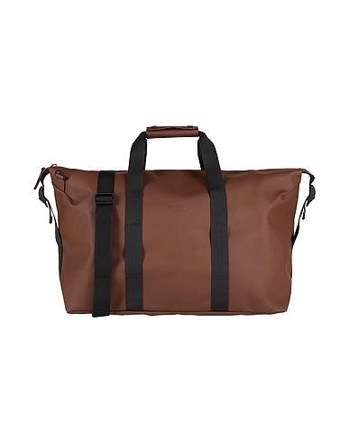 RAINS Travel & duffel bag Dark brown Textile fibers