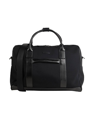 CERRUTI 1881 Reisetasche Schwarz 70% Polyester, 30% Polyurethan