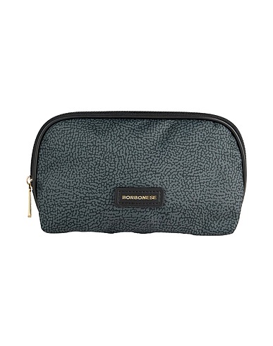 BORBONESE Beauty case Verde scuro 100% Poliestere, Poliuretano