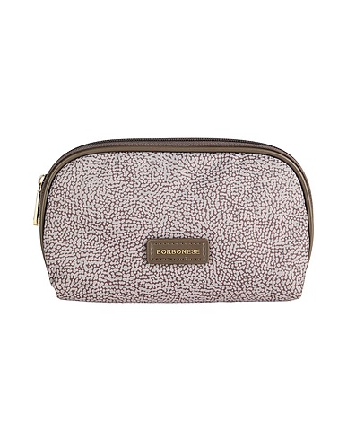 BORBONESE Beauty Case Grau 100% Polyester, Polyurethan