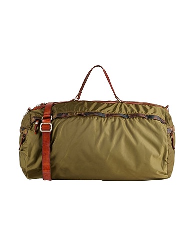 CAMPOMAGGI Luggage Military green 100% Polyester, Cow leather