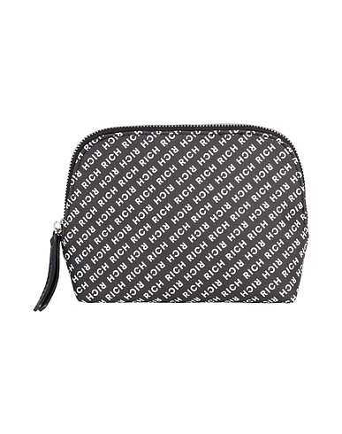 JOHN RICHMOND Beauty case Black 100% Polyester