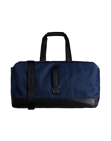 CERRUTI 1881 Borsone Blu notte 80% Poliestere, 20% Pelle di vitello