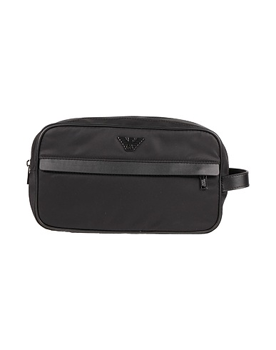 EMPORIO ARMANI Beauty case Black 100% Polyamide