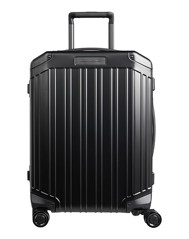 PIQUADRO Luggage Black Aluminium, ABS - Acrylonitrile Butadiene Styrene, Polypropylene, Cow leather