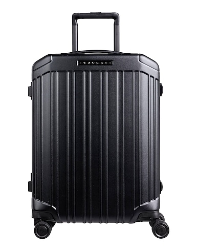 PIQUADRO Luggage Black Cow leather, EVA (Ethylene - Vinyl - Acetate), Nylon, Polyester, Metal