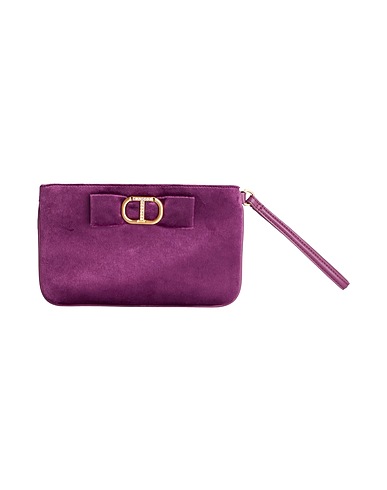 TWINSET Handbag Plum 100% Polyester