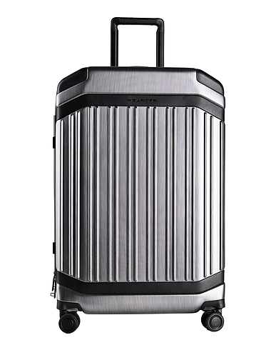 PIQUADRO Luggage Grey Cow leather, EVA (Ethylene - Vinyl - Acetate), Nylon, Polyester, Metal