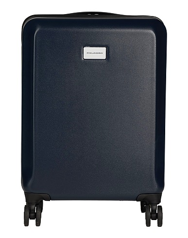 PIQUADRO Luggage Midnight blue Cow leather, EVA (Ethylene - Vinyl - Acetate), Nylon, Polyester, Metal