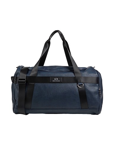 ARMANI EXCHANGE Travel & duffel bag Navy 100% Polyester, Polyurethane