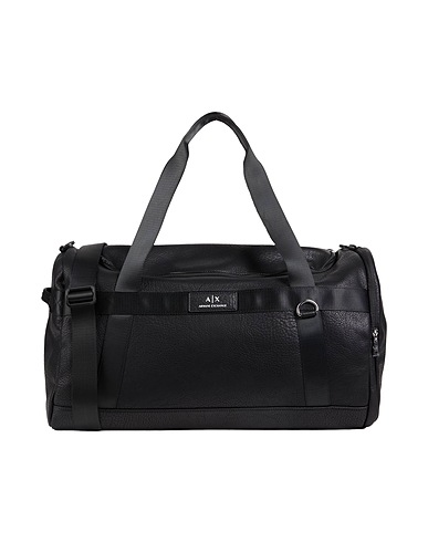 ARMANI EXCHANGE Luggage Black 100% Polyester, Polyurethane