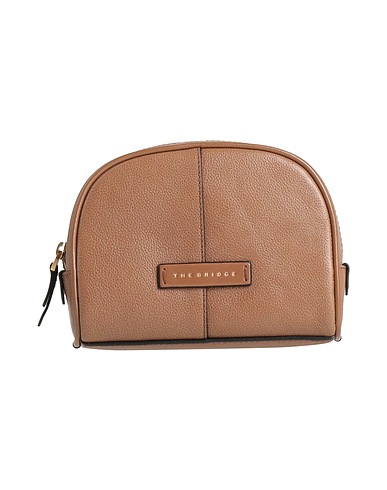 THE BRIDGE Beauty case Khaki Cow leather