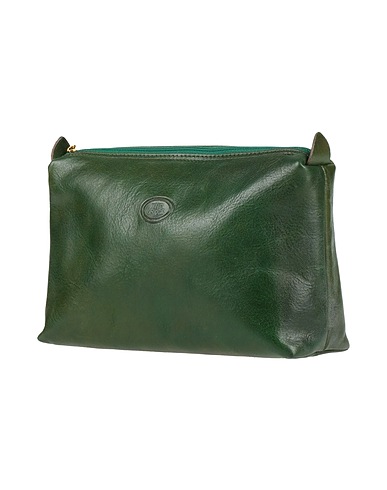 THE BRIDGE Beauty case Green Leather