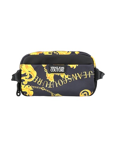 VERSACE JEANS COUTURE Beauty case Black 100% Polyester