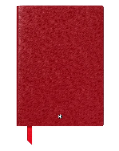MONTBLANC Planners & notebooks NOTEBOOK #163 RED, LINED
 Red Calfskin, Paper