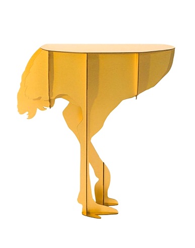 IBRIDE Άλλο έπιπλο Ibride Mobilier De Compagnie Capsule Gold Diva wall console Χρυσό Επικαλυμμένο πλαστικό