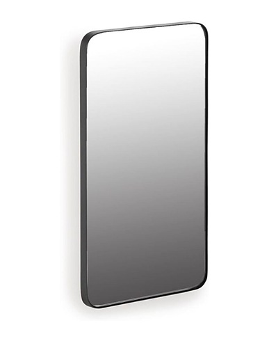 SERAX FURNISHINGS Serax Mirror E black 20x40 cm. Black Steel