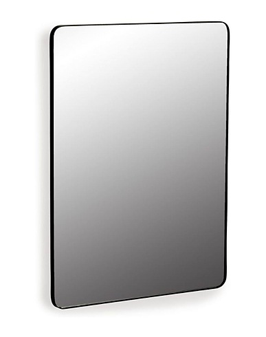 SERAX MEUBLES Serax Mirror F black 40x55 cm. Noir Acier