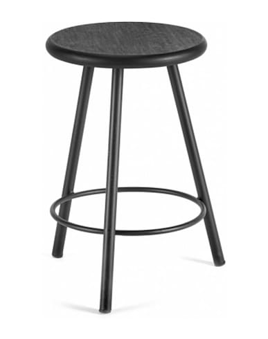 SERAX Σκαμπό Serax Stool black h. 46 cm. Μαύρο Μέταλλο