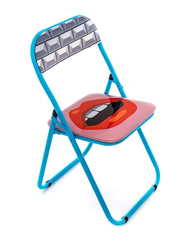 SELETTI Chaise ou banc Bleu PVC - Polychlorure de vinyle