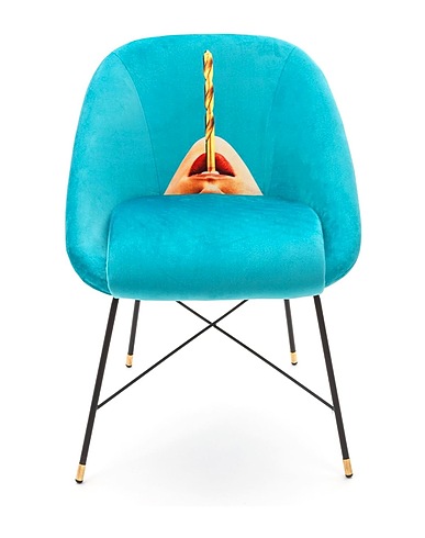 SELETTI Armchair or pouffe Azure Polyester