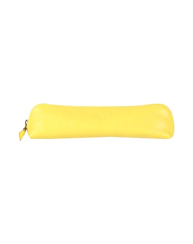 IL BISONTE Accessories Yellow Soft Leather