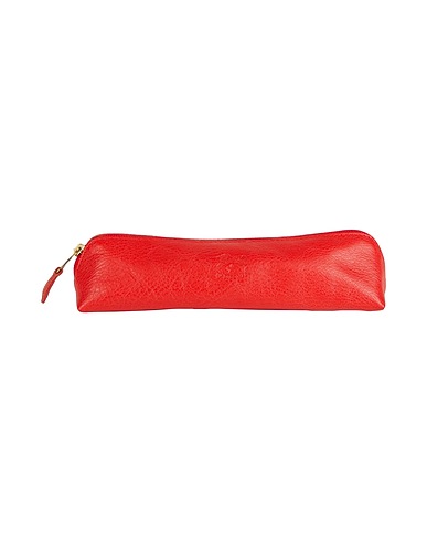 IL BISONTE Accessories Red Soft Leather