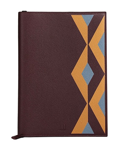 DUNHILL Planners & notebooks Chocolate brown Leather