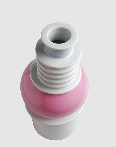 MEMPHIS MILANO Small object for Home Nilo Pink Porcelain