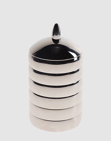 ALESSI Jar or container kalistò 2 Silver Stainless Steel