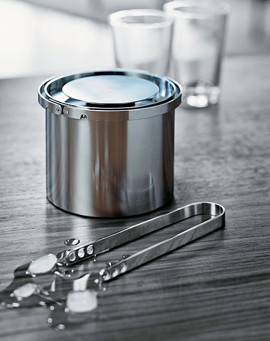 STELTON Barware ICE TONG
 Silver Stainless Steel