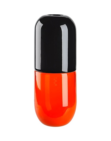 VENINI Vase FENILETILAMINA Black Blown glass