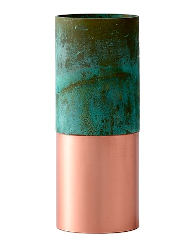 &TRADITION Vase True Colour Grün Kupfer