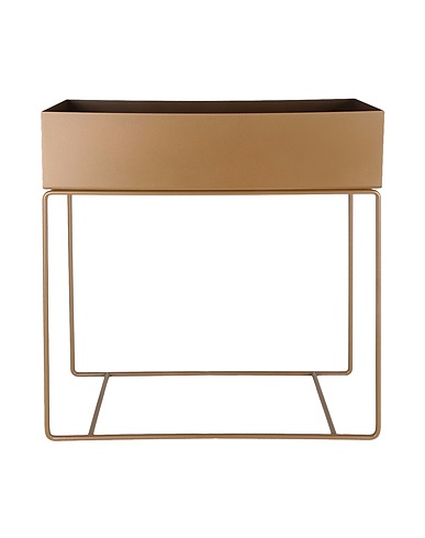 FERM LIVING Vase or planter PLANT BOX
 Light green Metal