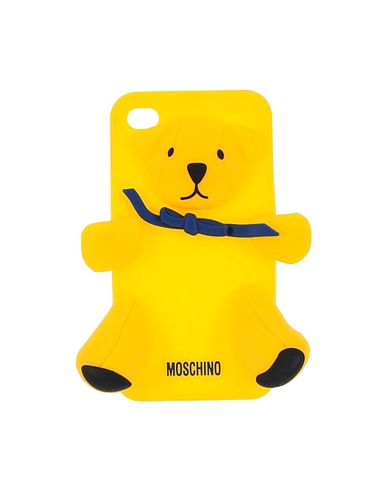 MOSCHINO Accessorio Hi-Tech Giallo PVC - Polivinilcloruro