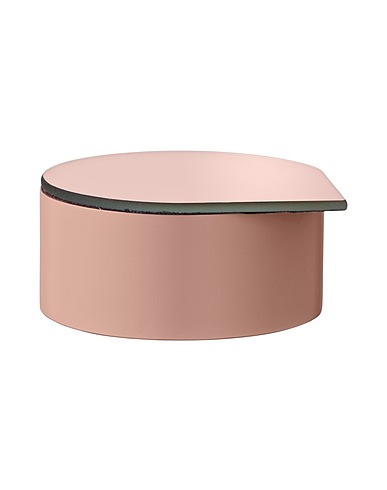 AYTM Behälter und Korb Rosa Eisen, Glas, Polyester