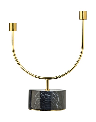 AYTM Kerzenleuchter Gold Marmor, Eisen