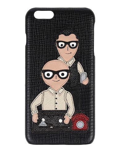 DOLCE&GABBANA Гаджет Чёрный 100% Телячья кожа