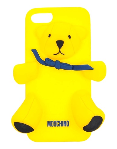 MOSCHINO Hi-tech accessory Yellow Plastic