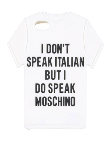 MOSCHINO Tech gadget  White Rubber