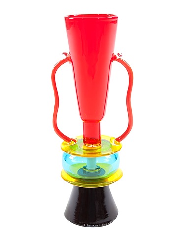 MEMPHIS MILANO Vase sirio
 (-) Glass