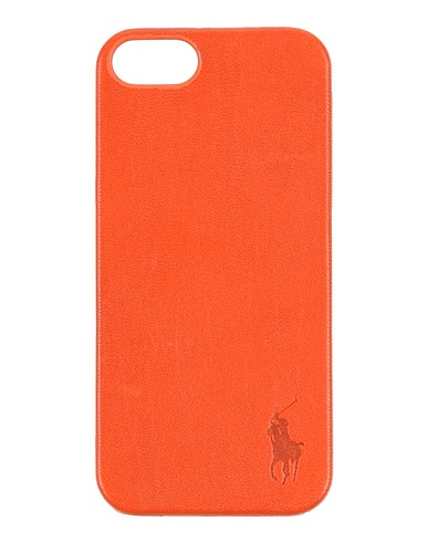 POLO RALPH LAUREN Phone covers e sleeves Arancione Pelle