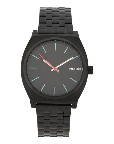 NIXON Armbanduhr A045 TIME TELLER
 Schwarz Edelstahl