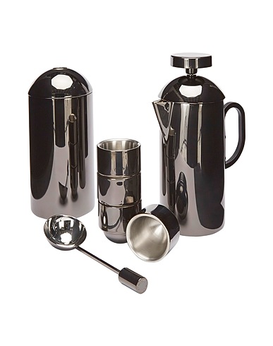 TOM DIXON Mug or small cup BREW CAFETIERE GIFTSET BLACK
 Lead Metal