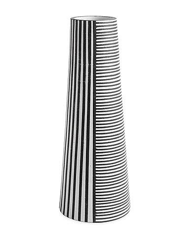 JONATHAN ADLER Vase Palm Springs Tapered
 White Porcelaingres