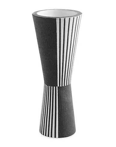 JONATHAN ADLER Vase PALM SPRINGS CINCH
 White Porcelaingres