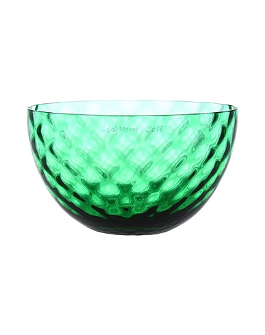 VENINI Vase Coppetta Balloton
 Green Glass