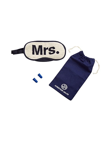 JONATHAN ADLER Travel accessories Mrs. JET SET TRAVEL KIT
 Ivory 100% Cotton