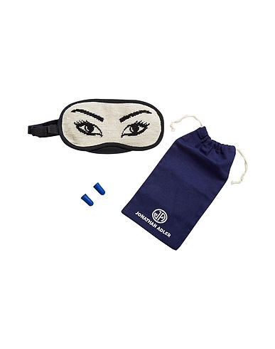 JONATHAN ADLER Reiseaccessoires EYES JET SET TRAVEL KIT
 Elfenbein 100% Baumwolle
